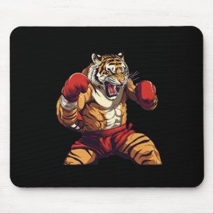 Mousepad Tigre Raivoso de Muay Thai e Boxe Tailandês