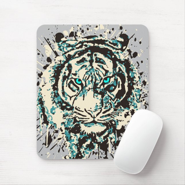 Mousepad Tigre Siberiano | Pad Colorido do Mouse Tiger (Com mouse)