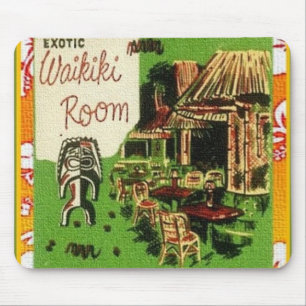 Mousepad Tiki Art - Sala Exótica Waikiki