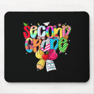Mousepad Time de Sonho da 2ª Série Preppy de Volta às Aulas