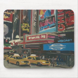 Mousepad Times Square brilhante 2012 das luzes