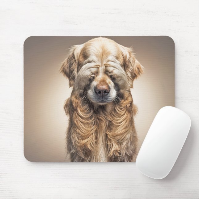 Mousepad Tímido Ouro Retriever (Com mouse)