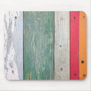 Mousepad Tinta Grunge no Suporte do Mouse de Madeira