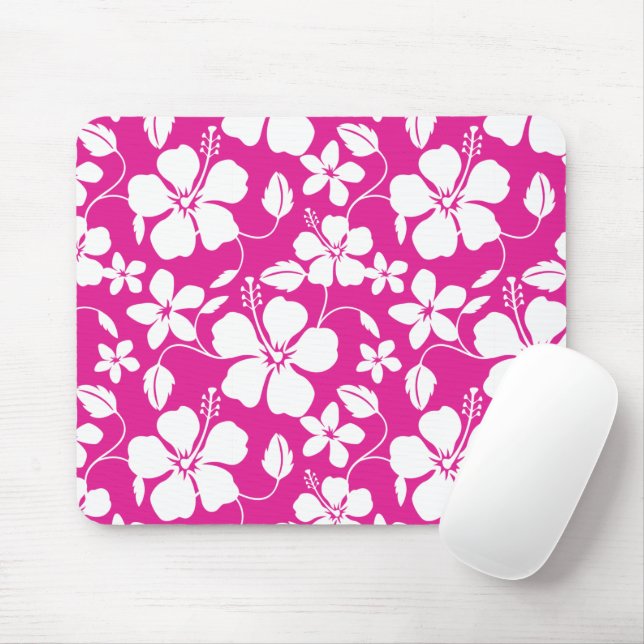 MOUSEPAD TINTA QUENTE HAWAIIAN HULA (HIBISCUS) (Com mouse)