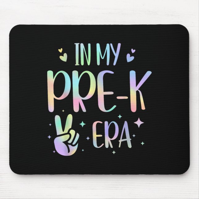Mousepad Tinta Tie Dye na Minha Era Pré-escolar  (Frente)