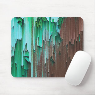 Mousepad Tinta verde e castanho em camadas