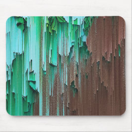 Mousepad Tinta verde e castanho em camadas