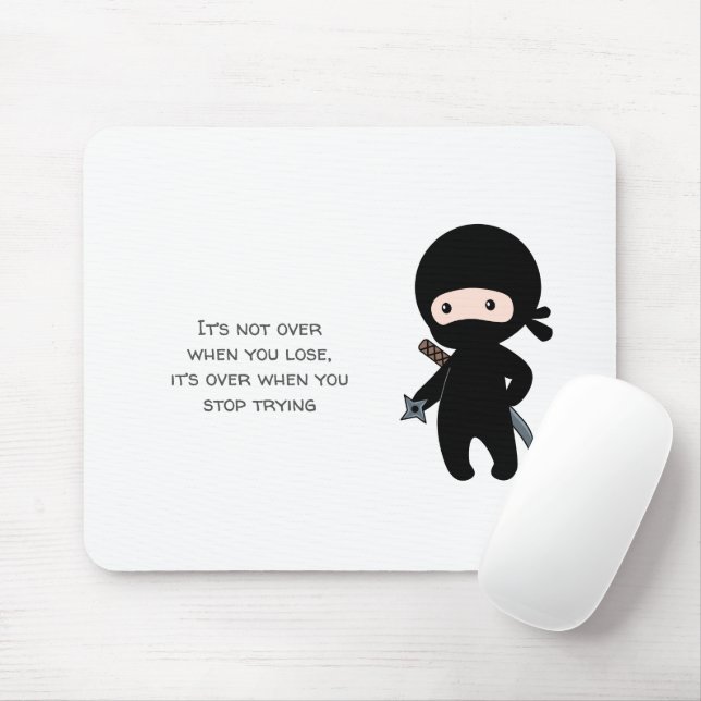 Mousepad Tiny Ninja Fazendo Uma Cota De Estrelas (Com mouse)