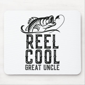 Mousepad Tio Avô Muito Legal Pescando Pescador Divertido Re