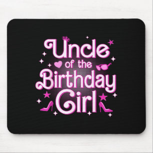 Mousepad Tio da menina aniversariante boneca de festa em fa