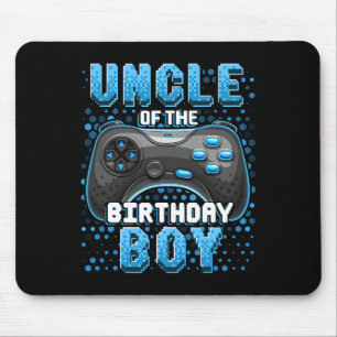 Mousepad Tio Do Aniversário Jogo De Vídeo Correspondente
