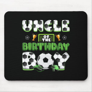 Mousepad Tio Do Grupo De Futebol Do Menino Do Aniversário F