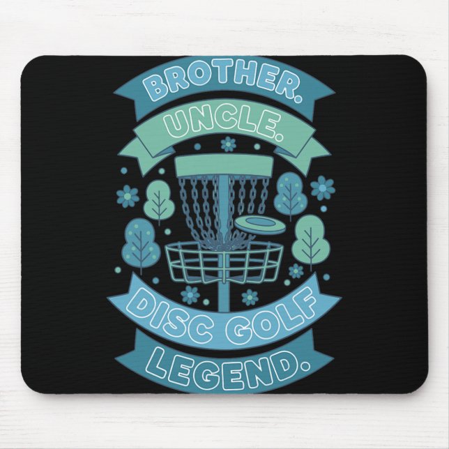 Mousepad Tio Irmão Lenda do Disc Golf Nner (Frente)