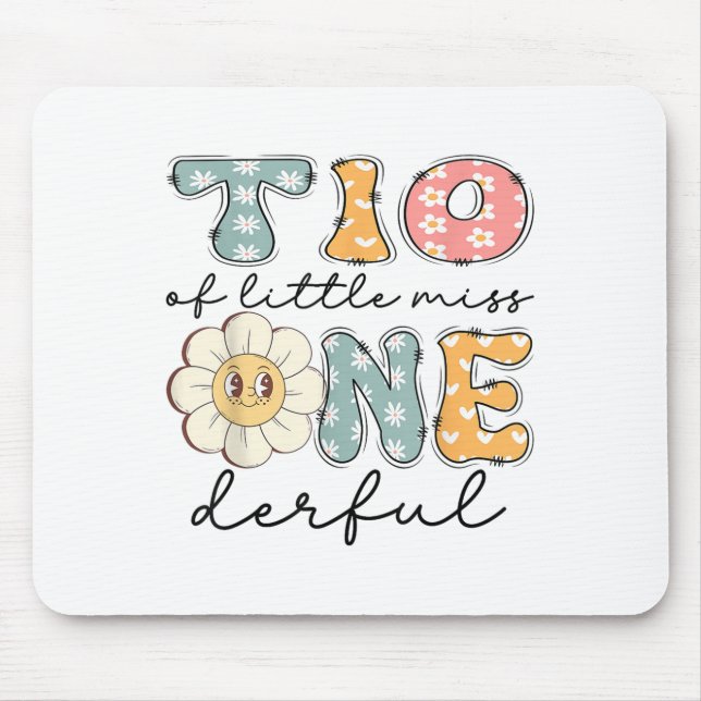 Mousepad Tio Of Little Miss primeiro aniversario Dai (Frente)