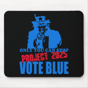 Mousepad Tio Sam Diz Para Parar Projeto 2025 Votar Azul
