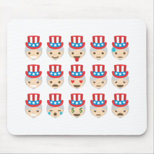 Mousepad tio sam emoji