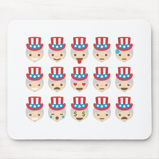 Mousepad tio sam emoji (Frente)