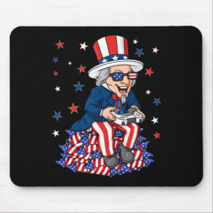 Mousepad Tio Sam Game Controller 4 De Julho Boys Te
