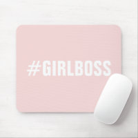 Típica de chefe de menina rosa e rosa moderna