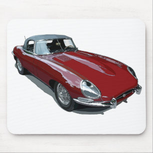 Mousepad Tipo vermelho Roadster de E