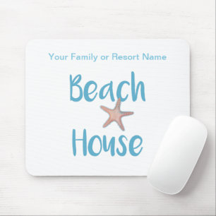 Mousepad Tipografia da casa de praia