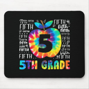 Mousepad Tipografia De 5 De Equipe Corta De Volta À Escola