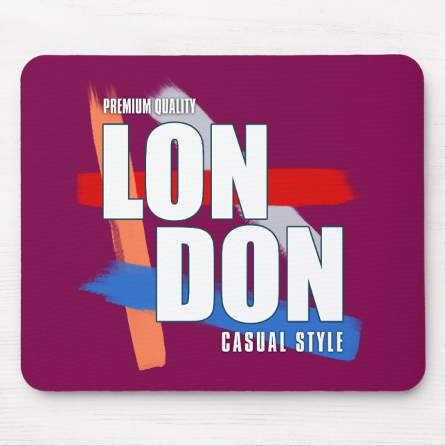 Mousepad Tipografia de Londres (Frente)