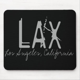 Mousepad Tipografia do aeroporto LAX Los Angeles