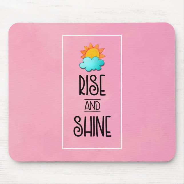 Mousepad Tipografia do Sol e da Nuvem (Frente)