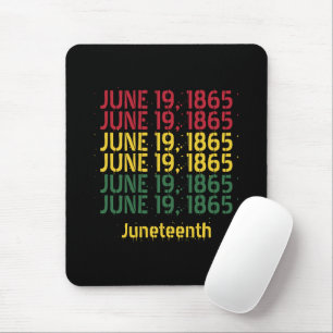 Mousepad Tipografia História Negra Junho 19 1865