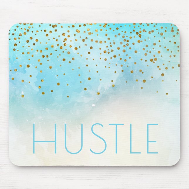 Mousepad Tipografia moderna da aguarela | da convicção (Frente)