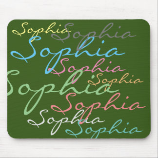 Mousepad Tipografia Personalizada Moderna Maximalista de No