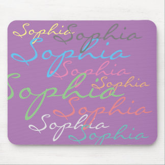 Mousepad Tipografia Personalizada Moderna Maximalista de No