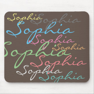 Mousepad Tipografia Personalizada Moderna Maximalista de No