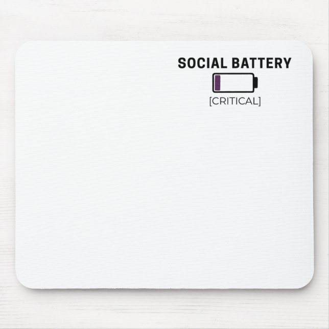 Mousepad Tipografia Social da Bateria Mínima Baixa  (Frente)