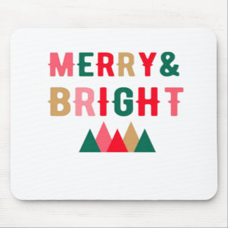 Mousepad Tipografia Verde Vermelho e Castanho