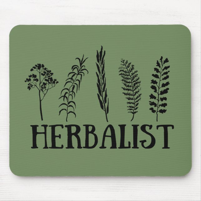 Mousepad Tipos de herbais herbalistas (Frente)