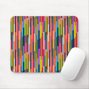 Mousepad Tiras Coloridas Finas