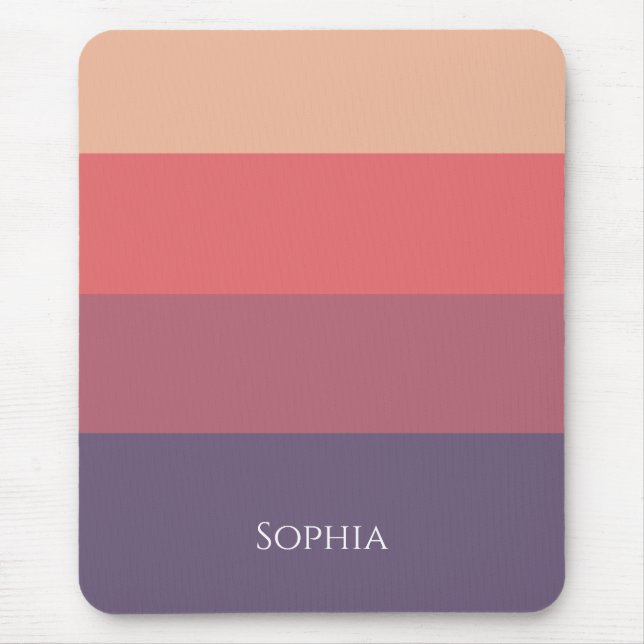 Mousepad Tiras de Coloração de Queda- (Frente)