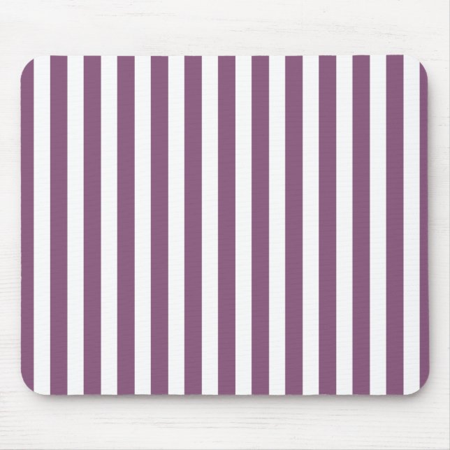 Mousepad Tiras de doce, de cor branca (Frente)