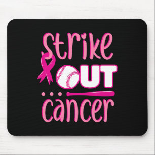 Mousepad Tire A Bola De Softball Do Cancer Mammamograma De