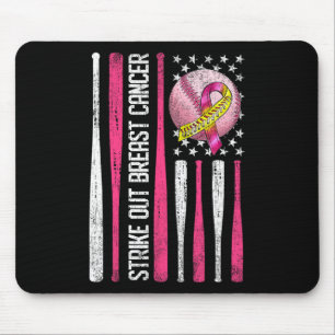 Mousepad Tire O Cancer Da Mama Suavemente Para Combater A C