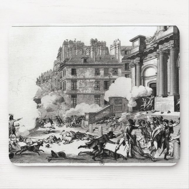 Mousepad Tiro-para fora antes da igreja do St. Roch em (Frente)