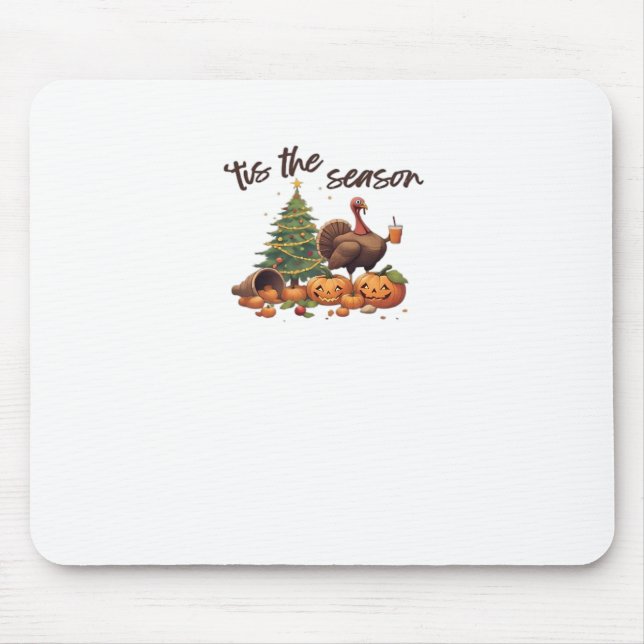 Mousepad Tis The Season Holiday Mashup (Frente)