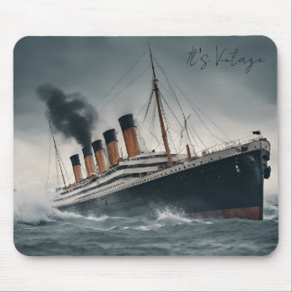 Mousepad Titanic do navio excelente no Oceano Clássico