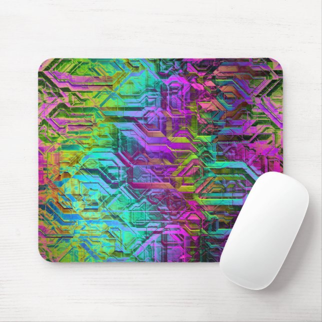 Mousepad titânio anodizado : (Com mouse)