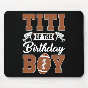 Mousepad Titi Do Menino Do Aniversário Festa De Futebol Fam