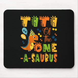 Mousepad Titi Do primeiro aniversario Um-Surus Dinossaur Pa