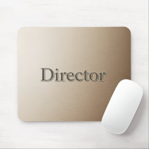 Mousepad Título Elegante de Diretor Arenito Texturizado Exe