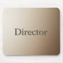 Mousepad Título Elegante de Diretor Arenito Texturizado Exe